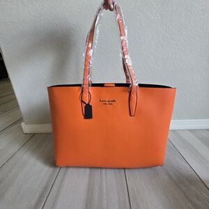 Kate Spade Orange Tote Bag